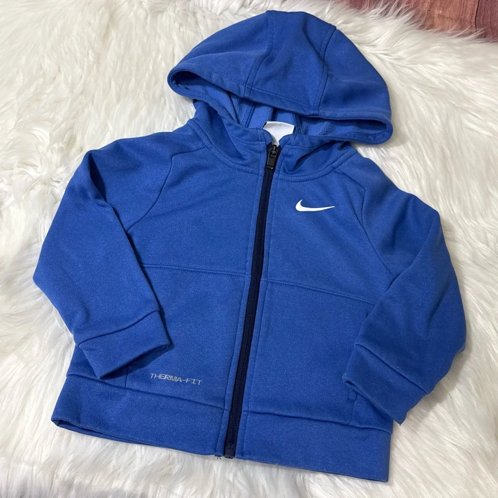 Nike Therma-FIT Blue Hoodie & Jogger Set - Toddler Size 2T